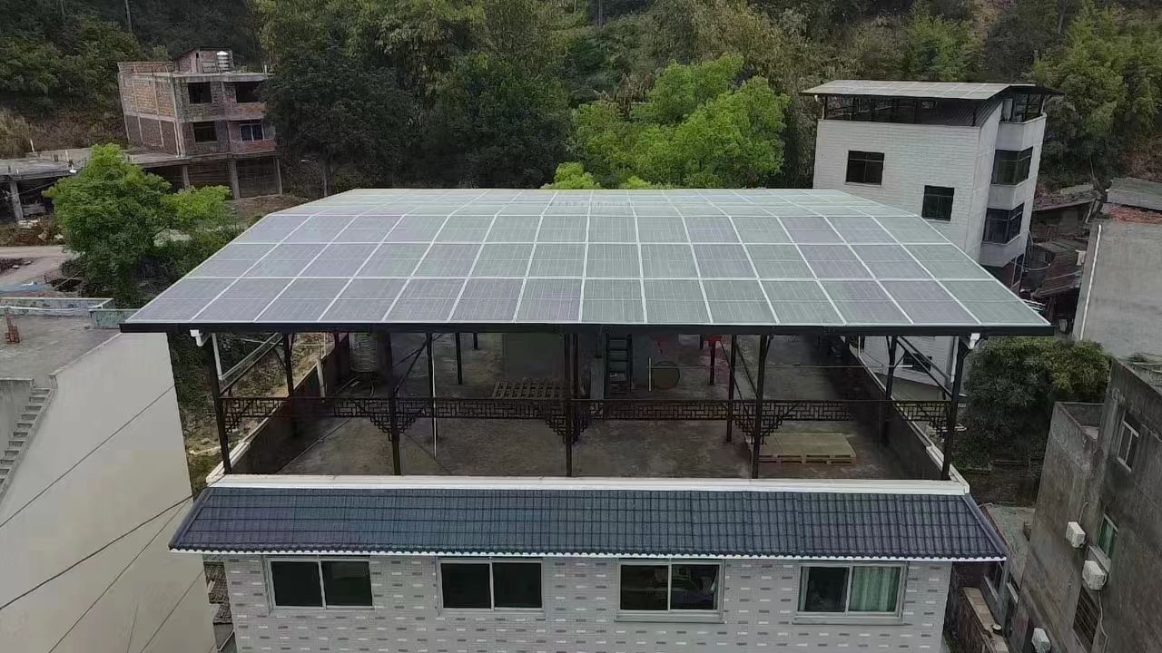 馆陶15kw+10kwh自建别墅家庭光伏储能系统